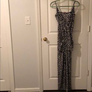 Black & White Patterned Jumpsuit